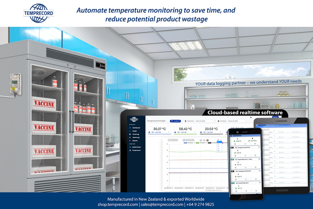 Real-Time Cloud-based wireless Temperature monitoring vaccine laboratory